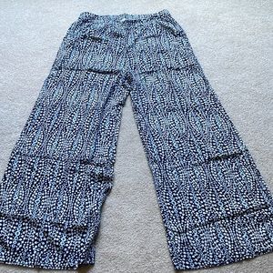 Mistral Blue Dot Size 12 Palazzo Pant